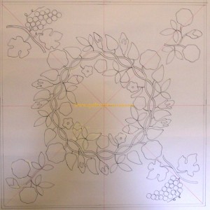 image of Maltaville Album Quilt centre block pattern