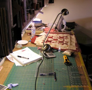 image of work table