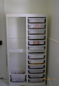 image of sorting shelves