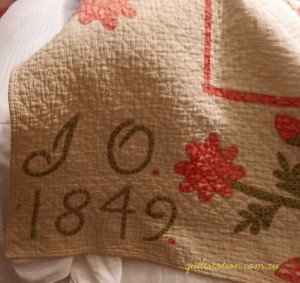 image of 1849 Quilt detail